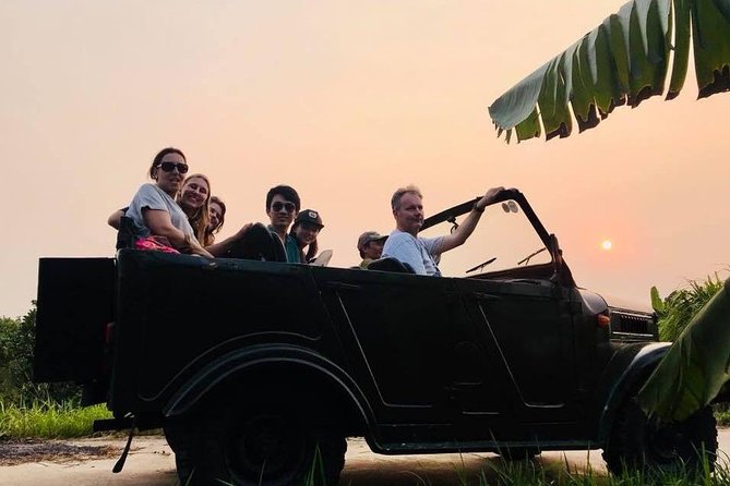 Hanoi Half-day with Food + Fun + Culture By Russian Jeep - Train Street, with a practical warning