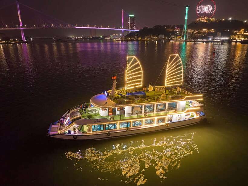 Hanoi: Halong Bay Cruise, Amazing Cave, Titov Island & Kayak - Boarding the cruise at Tuan Chau International Port