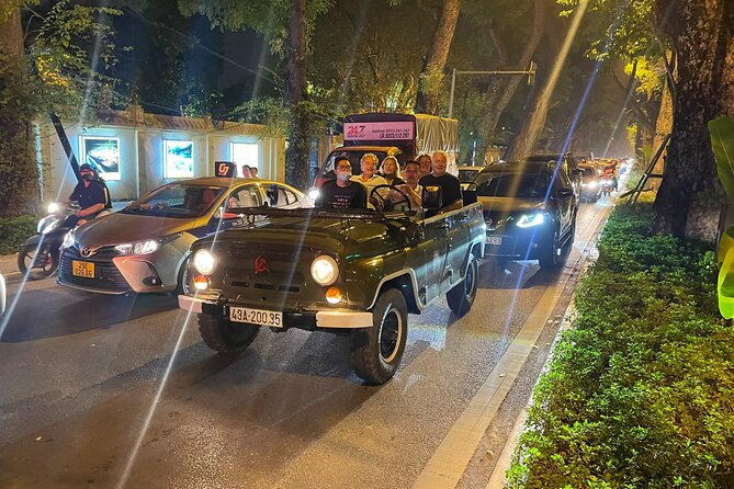 Hanoi Jeep By Night Street Food Tour and Train Street Experience - Why a Hanoi jeep is a smart way to see the city at night