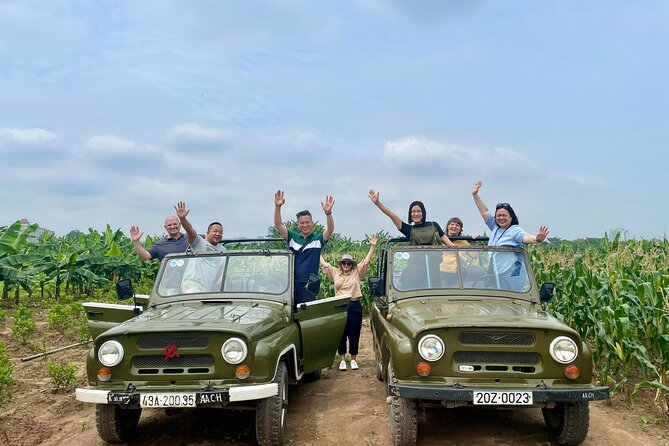Hanoi Jeep City Highlight, Backstreet, Train Street, Countryside - Backstreets and the Train Street finish