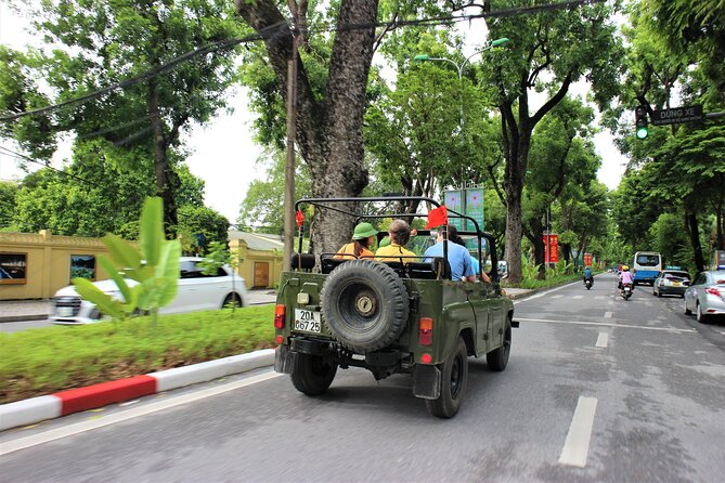 Hanoi Jeep Food Tours Led By Women - Ho Chi Minh memorial area after dark