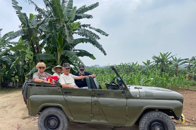 Hanoi Jeep Tour: City Highlights, Train St & Hidden Gems - Banana Island and the Red River