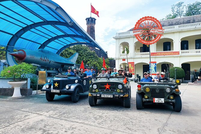 Hanoi Jeep Tour: Food, Culture and Fun by Vietnam Army Jeep - Starting in the backstreets near Chợ Trời