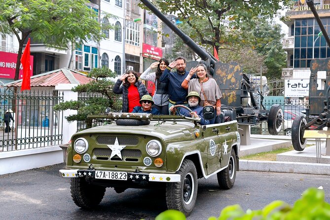Hanoi Jeep Tour: Red River Countryside+ Backstreet+ Train-street - Ending with food at the Hang Mam cafe
