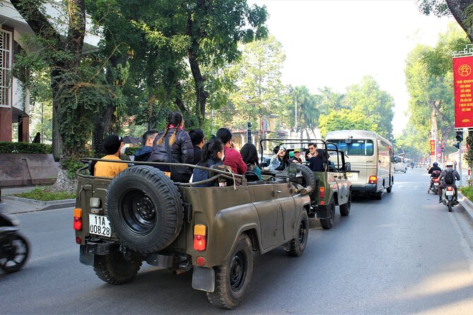Hanoi Jeep Tours Led By Women: City & Red River Half Day - West Lake, Truc Bach, and a glass of Bia Hoi