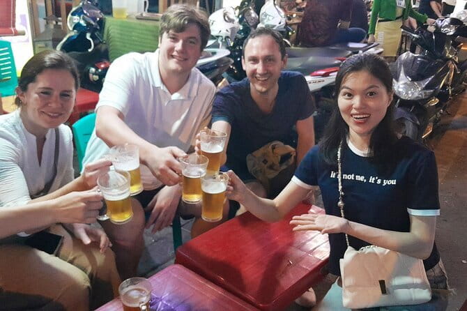 Hanoi Michelin Star Food Tour Via Jeep, Vespa or Motorbike - Sweets and fresh beer in Khâm Thiên