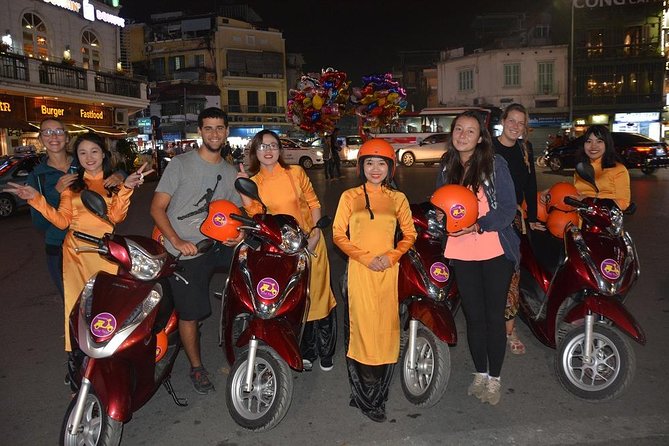 Hanoi Motorbike Tours Led By Women: Hanoi By Night Foodie Motorbike Tours - Train Street, egg coffee, and the final surprise