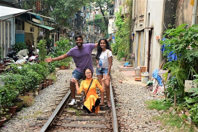 Hanoi Motorbike Tours Led By Women: Hanoi City Insight Motorbike Tours - The downed B-52 at Huu Tiep Lake