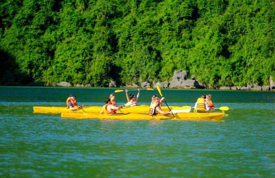 Hanoi: Roundtrip Halong Bay Islands, Caves, Kayaking & Lunch - A friendly guide can shape the day