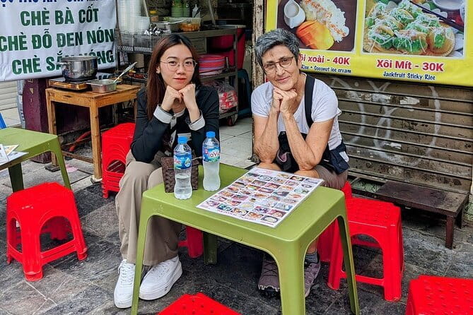 Hanoi street food walking and train street visit - The Train Street portion