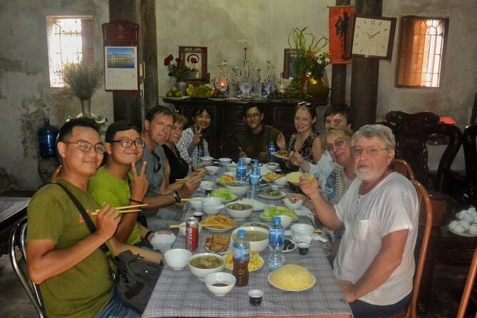 Hanoi Vespa Tours: Food + Culture + Fun on Army Vespa - Long Bien Bridge and views toward the Red River