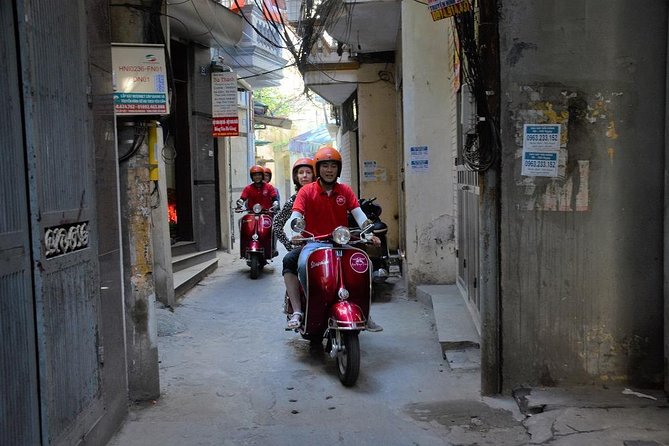 Hanoi Vespa Tours: Hanoi After Dark Vespa Food Tours - Banh cuon near Hanoi Opera House