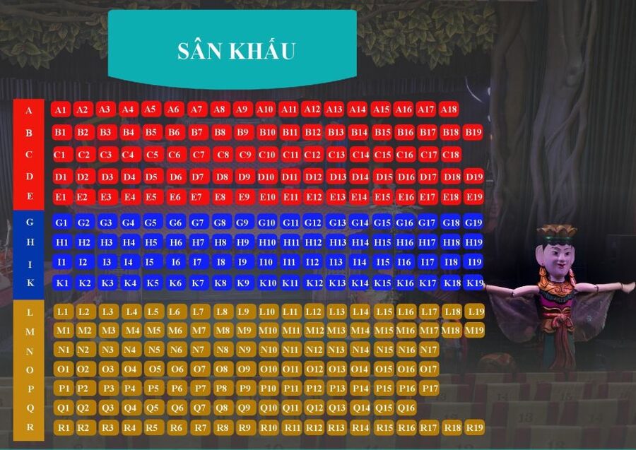Hanoi: Water Puppet Show Tickets - Choosing the right seat category