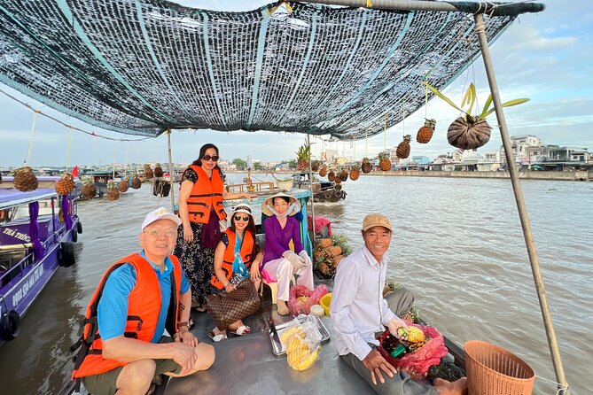 HCM: 2-Day Mekong Delta Floating Market with Cooking & Bike Ride - Lunch, rickshaw transfer, and the Ben Tre countryside