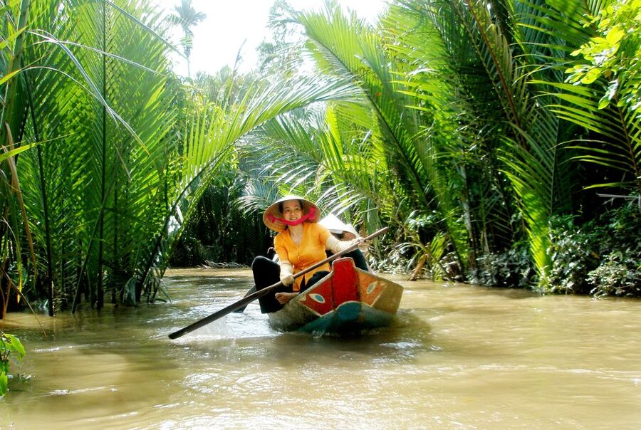 HCM: Mekong Delta, My Tho & Ben Tre Coconut Village - Tropical fruit and live folk music in an orchard