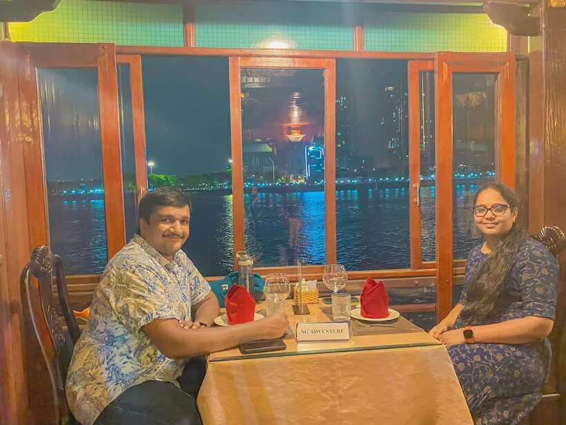 HCM: Saigon River Dinner Cruise - The scooter option adds a real Saigon street ride