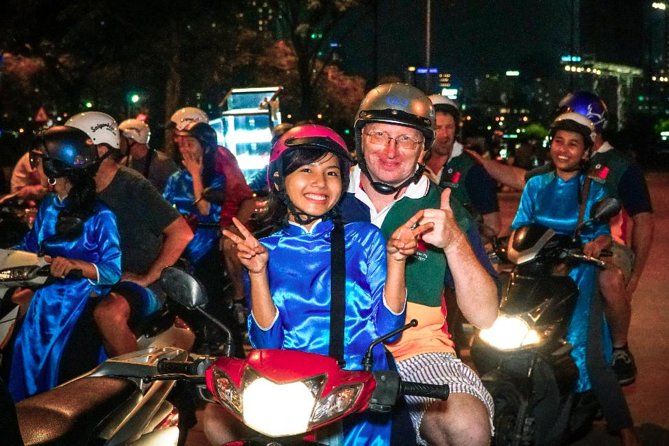 Ho Chi Minh Night Tour by Motorbikes with Female Rider | KissTour - Safety, comfort, and what to carry