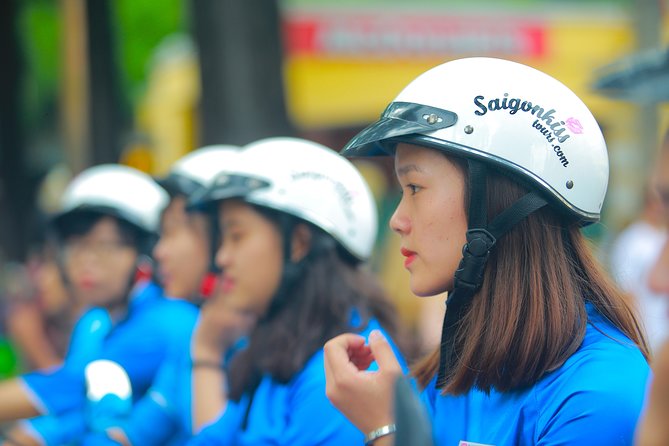 Ho Chi Minh Night Tour by Motorbikes with Female Rider | KissTour - Nguyen Thien Thuat apartment buildings, old Saigon in everyday form