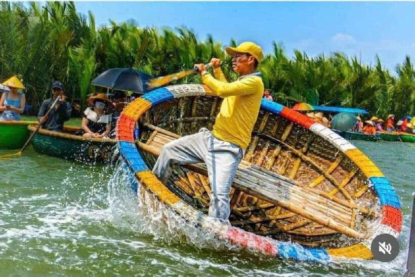 Hoi An: Basket Boat Ride in the BẢY MẪU Coconut Forest - Arriving at Hangcoconut or SUMMER