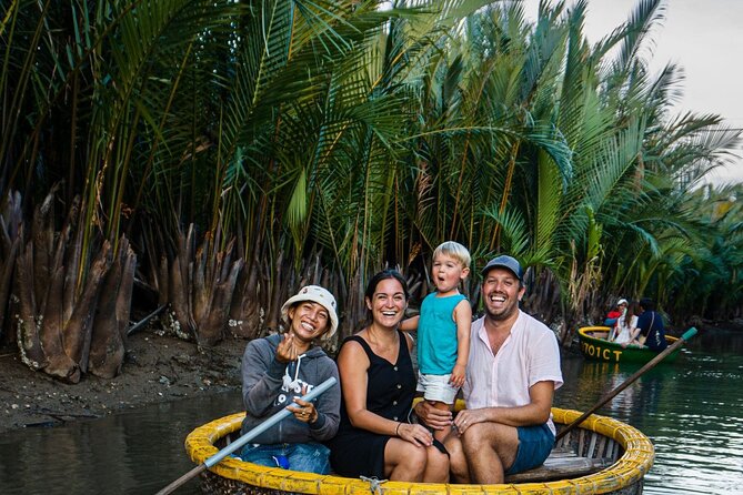 Hoi An Basket Boat Tour ( basket boat, visit water coconut forest, fishing crab) - Leaving Hoi An for the Cam Thanh waterways