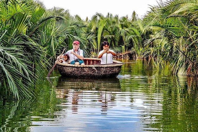 Hoi An Basket Boat Tour ( basket boat, visit water coconut forest, fishing crab) - Crab fishing in the nipa palms