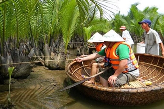 Hoi An: Coconut Basket Boat Ride in the Coconut Forest - Riding the traditional basket boat
