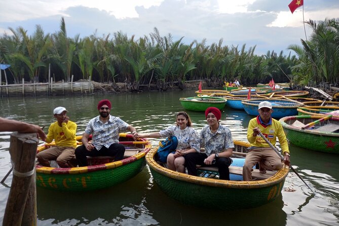 Hoi an Coconut Boat & Hoi an Ancient Town(Option Marble Mountain) - Timing, pickups, and group size