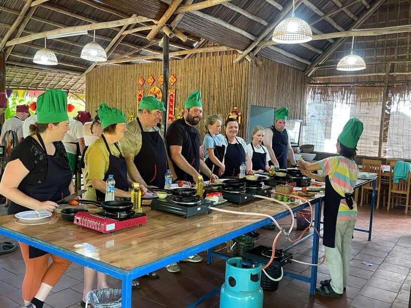 Hoi An: Cooking Class, Crab Fishing-Basket Boat, Market Tour - From Hoi An market to the cooking table