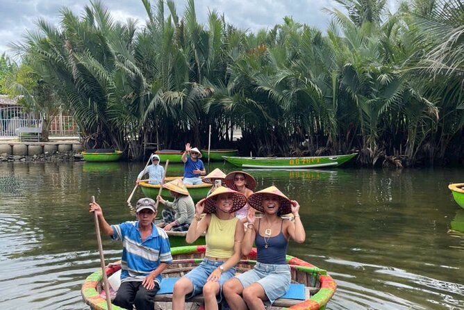 Hoi An countryside cycling Tour,Basket Boat-organic farming-lunch - Riding quiet roads through Hoi An’s rural edge