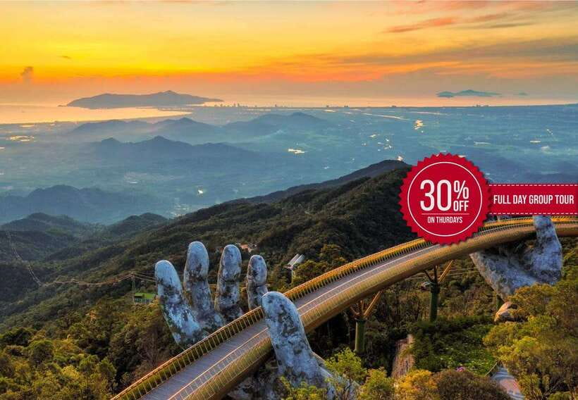 Hoi An: Full-day Ba Na Hills & Amazing Golden Bridge - The Golden Bridge and its enormous stone hands