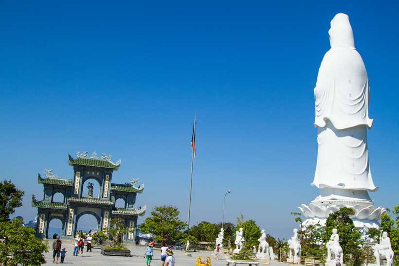 Hoi An: Secrets Of The Marble Mountains & Linh Ung Pagoda - Linh Ung Pagoda and the Lady Buddha