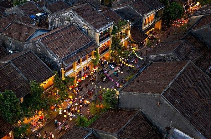 Hoi An 'Town & Country' Private Tour - Lanterns and the Hoi An river at sunset