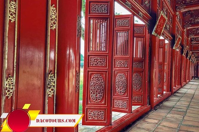 Hue Citadel tour by authentic Train via Hai Van Pass from Da Nang - Thien Mu Pagoda beside the Perfume River