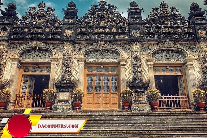 Hue Citadel tour by authentic Train via Hai Van Pass from Da Nang - Khai Dinh Tomb and its dramatic decoration