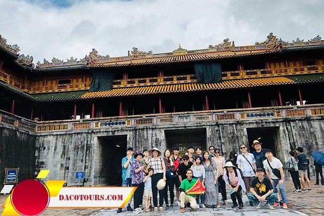 Hue Citadel tour by authentic Train via Hai Van Pass from Da Nang - Lang Co Bay and the station transfer