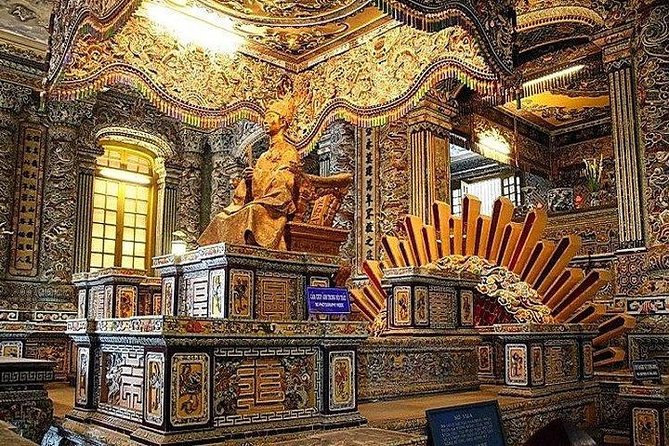 Hue City Sightseeing Private Car with English Speaking Driver - Thien Mu Pagoda adds a quieter river stop