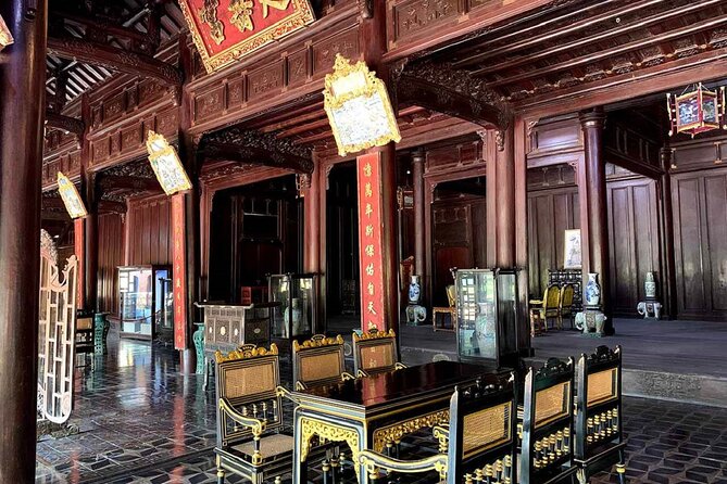 Hue: Imperial City Walk, Motorbike Tour & Private Car Options - Tiger Arena and the story of royal spectacle