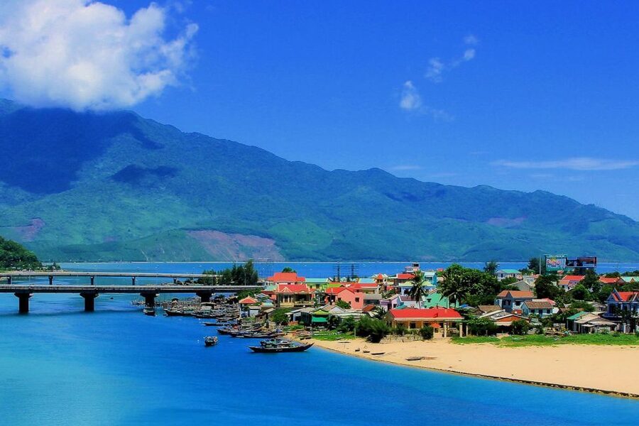 Hue to Hoi An/Da Nang: Private Scenic Motorbike Tour - Lap An Lagoon, where mountains meet still water