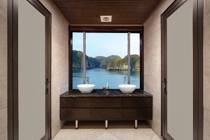 JADESAILS CRUISE-The Most Luxurious Day Tour in Ha Long Bay & Lan Ha Bay - Lan Ha Bay at 3 p.m.: swimming, kayaking, and caves