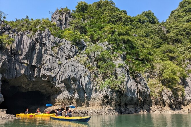 Lan Ha Bay Full-Day Cruise Tour from Hanoi - Serenity Boutique - Two hours of kayaking at Dark and Light Cave