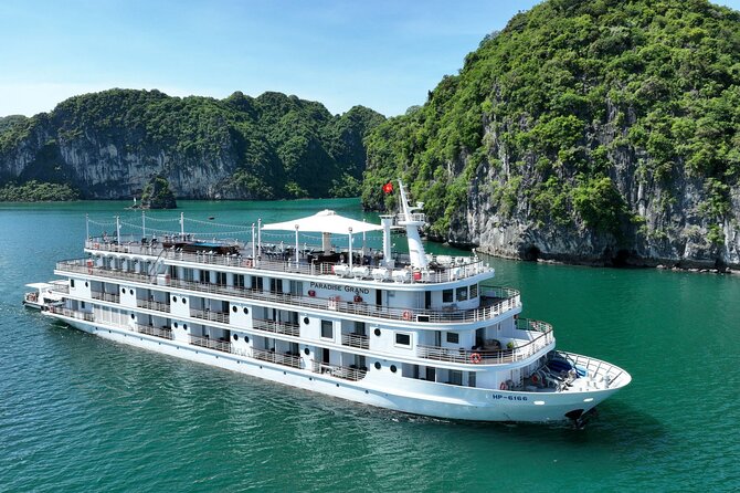 Lan Ha Bay Overnight on Paradise Grand Cruise - Boarding at Tuan Chau at 11:30 a.m.