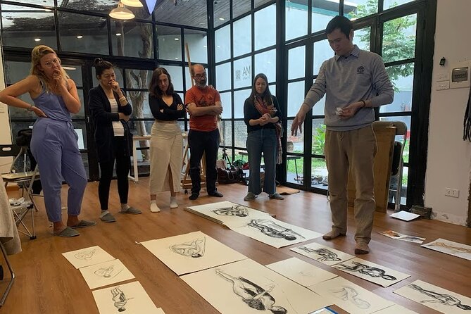Life Drawing Class - Art Workshop at Art Tutor Hanoi - Why the changing pose lengths matter