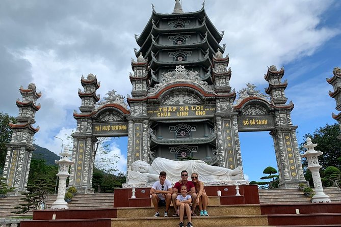 LOVELY PILGRIMS to MARBLE MOUNTAIN & DRAGON BRIDGE & LADY BUDDHA - Lady Buddha Looks Out Over Da Nang