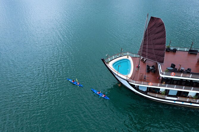 Luxury Cruise 5 star Top Tier Lan Ha bay 2D1N/ 3D2N - Dark and Bright Cave by bamboo boat or kayak