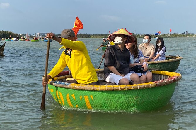 Market Tour , Basket Boat and Cooking Class Hoi An - Crab fishing and palm-leaf crafts