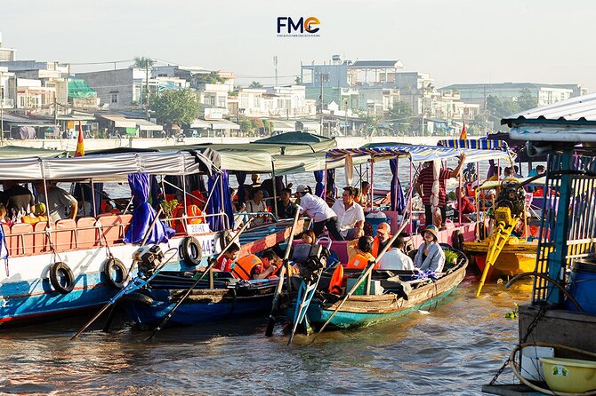 Mekong day tour Visit Cai Rang Floating Market pick up in Sai Gon - My Khanh village in fifteen minutes