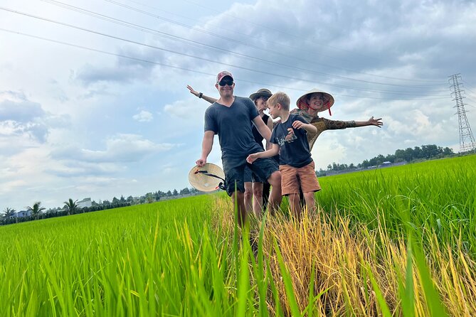Mekong Day Trip Explore Village Bicycle CookingClass Group 12 Pax - Reaching Vinh Trang Pagoda after lunch