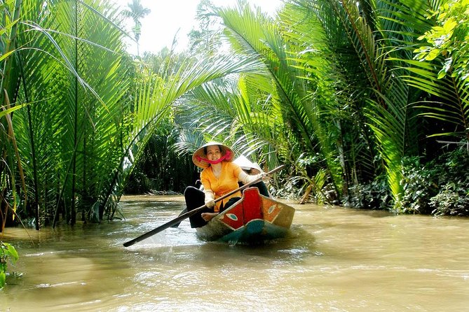 Mekong Delta 4 Islands, TukTuk, Boat, Try Khot Cake Local Cooking - Motorboats, canals, and the four-island route