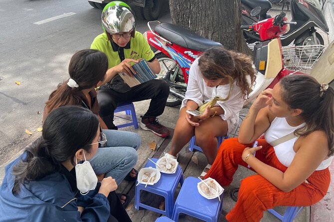 Morning Saigon Unseen Adventure Scooter with Ao Dai Riders Option - Coconut juice at a floating market