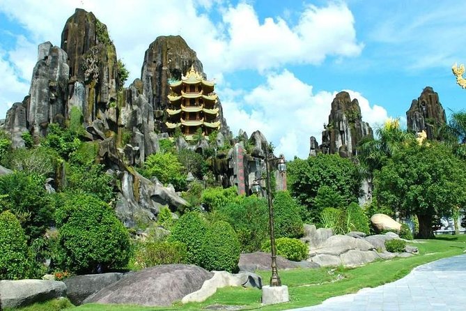 Morning Small group to Marble Mountains - Am Phu Cave - Monkey Mountain - Monkey Mountain and Vietnam’s giant Lady Buddha
